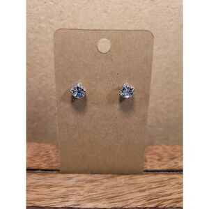 (3 for $15) JoMa Silvertone Australian Crystals Earrings- NEW